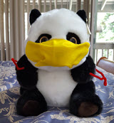 Stuffed Panda with Mask